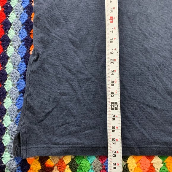 Vintage 90s American University Embroidery Eagle Logo Short Sleeve Polo … - Picture 9 of 12